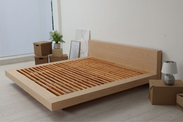 wooden bed frame DIY